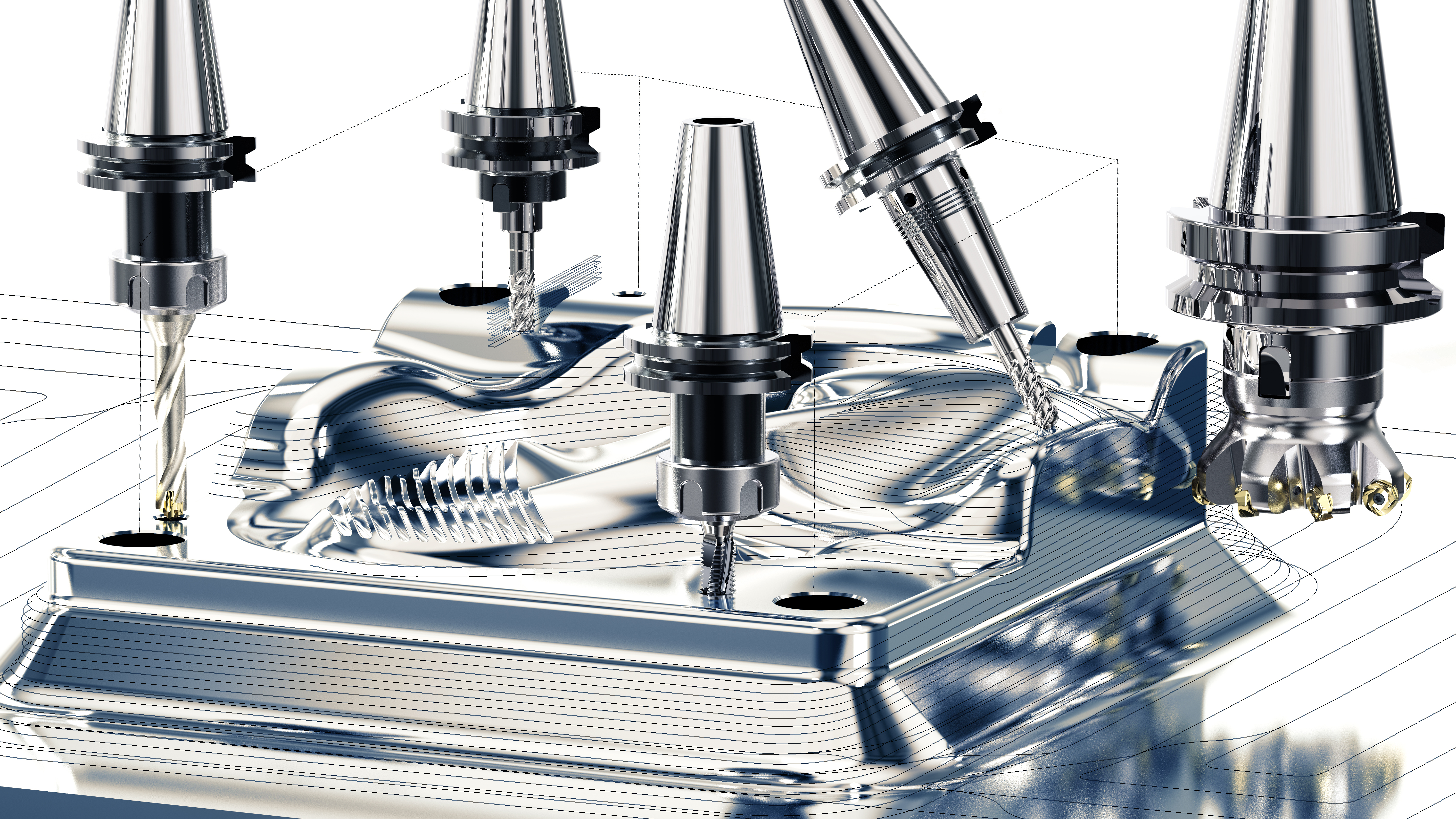 CNC‑Fräsen – Aluminiumteil mit feinem Finish